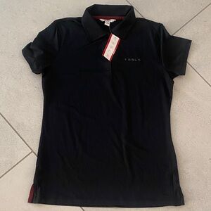 Tesla NWT Black Logo Polo Shirt Small